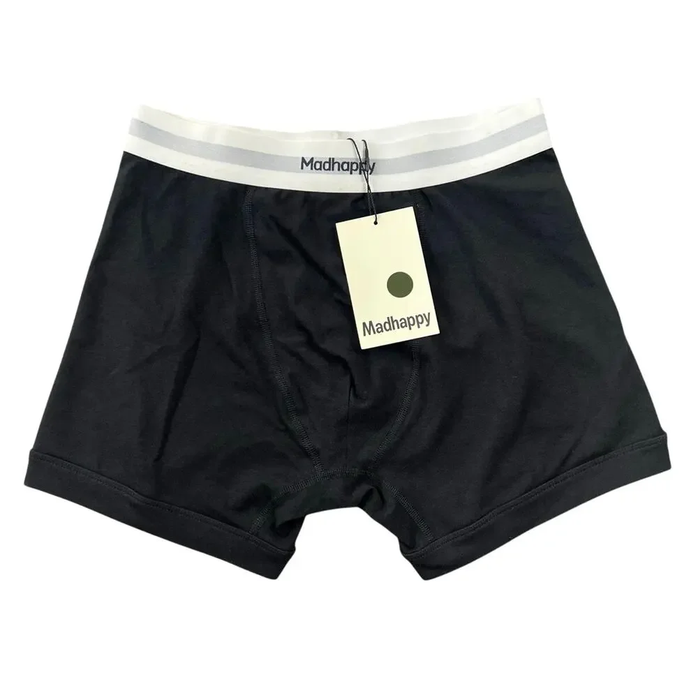 NWT Madhappy Innerwear Trunk Black Cotton Spandex Boxer Briefs USA - M